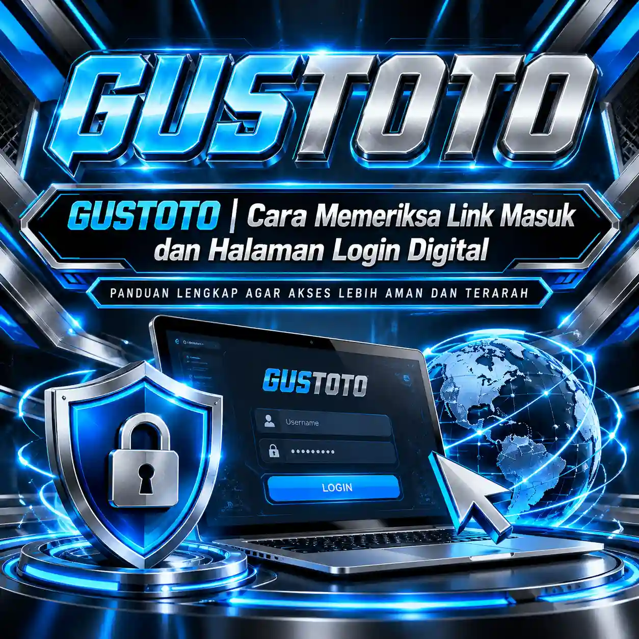 Thumbnail 1 of 3, Poster, GUSTOTO | Cara Memeriksa Link Masuk dan Halaman Login Digital designed and sold by GUSTOTO.